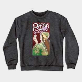 Rajah Coffee Poster Crewneck Sweatshirt